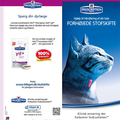 Hjælp til håndtering af din kats FORHØJEDE STOFSKIFTE