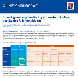 Klinisk monografi om fodersensitivitet hos hunde